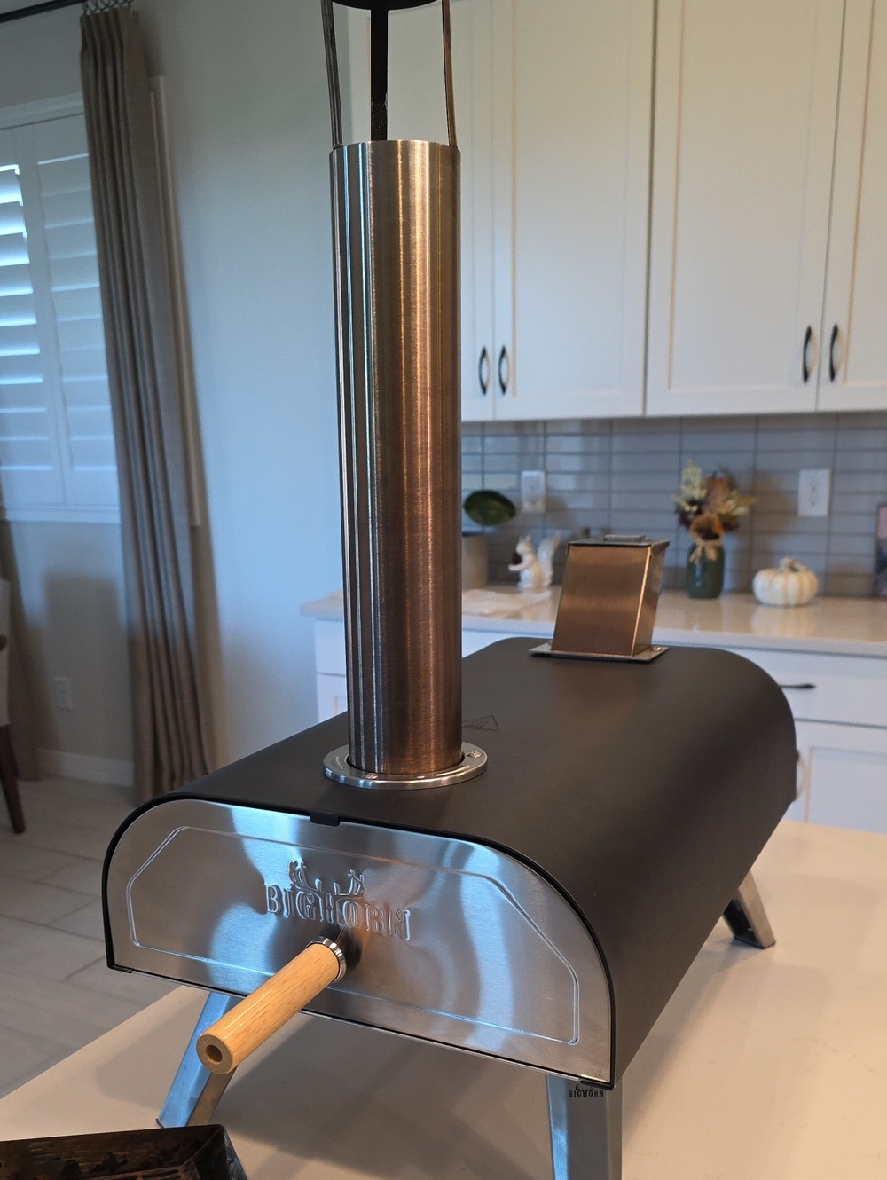 Ooni/Broil & Fire Portable Outdoor Pizza Oven - Black Stainless